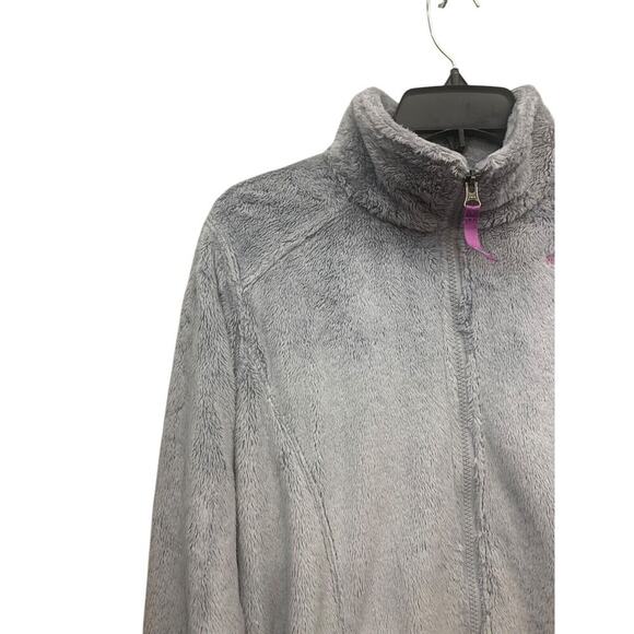 The‎ North Face Jacket Girls Extra Large Gray Full Zip Fleece Pockets Osolita - Picture 7 of 13
